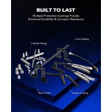Orion Motor Tech Universele perslucht ventielveerspanner voor 8, 16 of 24 mm ventielen ventielschachtafdichting gereedschap met tang OHV OHC