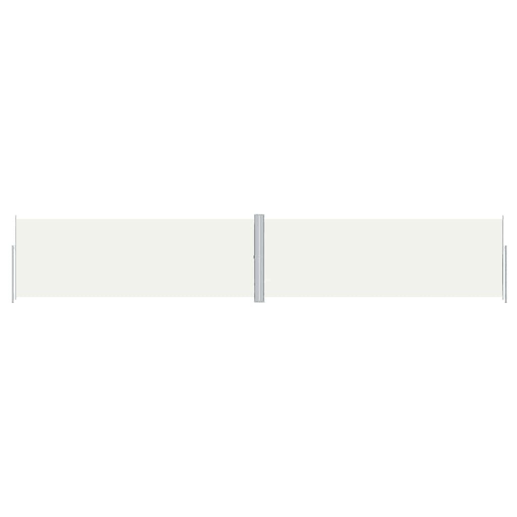 vidaXL Windscherm uittrekbaar 180x1000 cm zwart