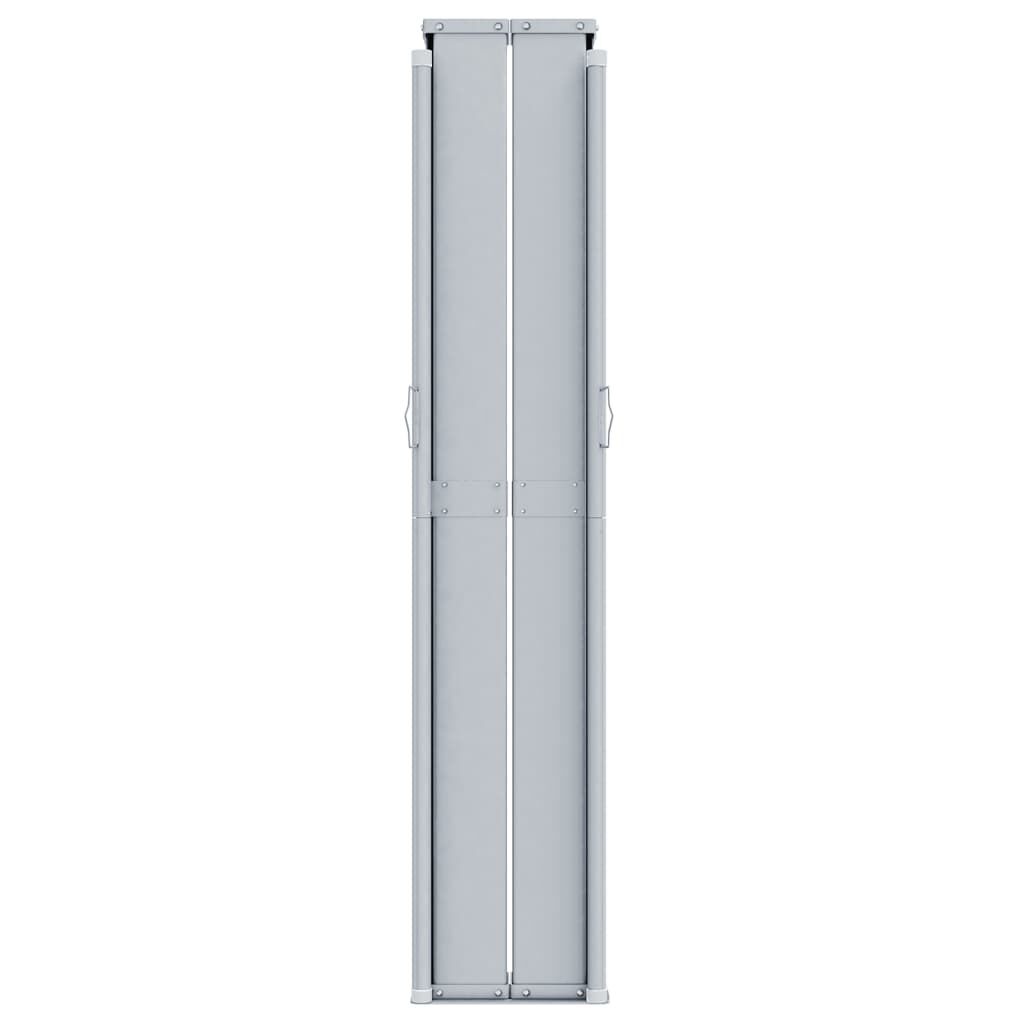 vidaXL Windscherm uittrekbaar 180x1000 cm zwart