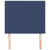 vidaXL Hoofdborden 2 stuks Blauw Stof - 60% Korting