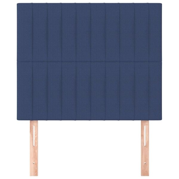 vidaXL Hoofdborden 2 stuks Blauw Stof - 60% Korting