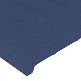 vidaXL Hoofdborden 2 stuks Blauw Stof - 60% Korting