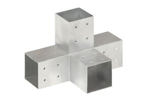 X-vormige Paalverbinding Ge­galvaniseerd Metaal - 39% Korting