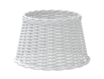 vidaXL Lampenkap Ø45x28 cm wicker wit