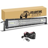 RIGIDON 52 inch 675W Curved LED Light Bar met Kabelboom
