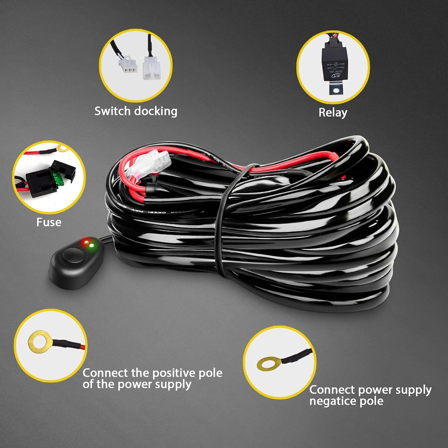 RIGIDON 52 inch Gebogen LED Lichtbalk 675W - Off-road Werkverlichting met Magnetische Beugel en Kabelboom