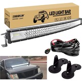 RIGIDON 52 inch Gebogen LED Lichtbalk 675W - Off-road Werkverlichting met Magnetische Beugel en Kabelboom