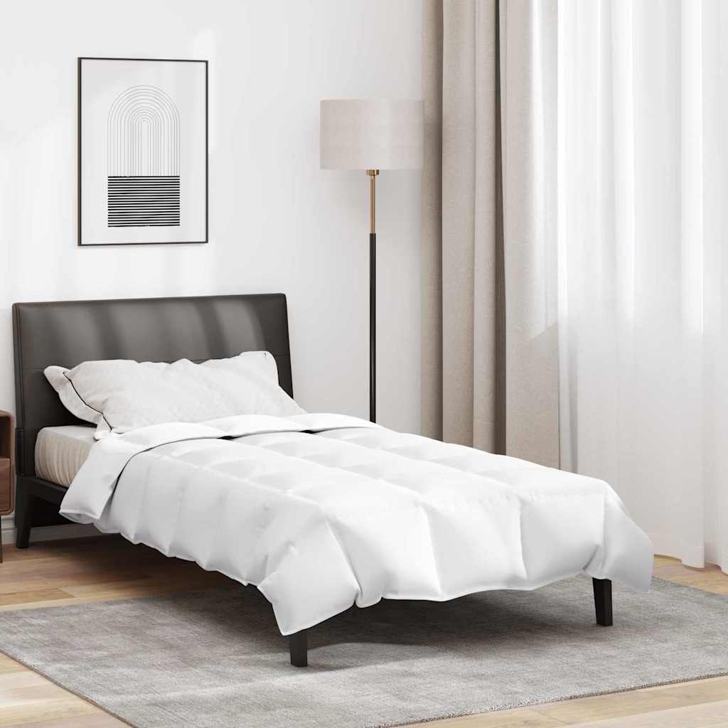 vidaXL Dons Dekentje Wit 135 x 220 cm - 59% Korting