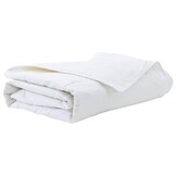 vidaXL Dons Dekentje Wit 135 x 220 cm - 59% Korting