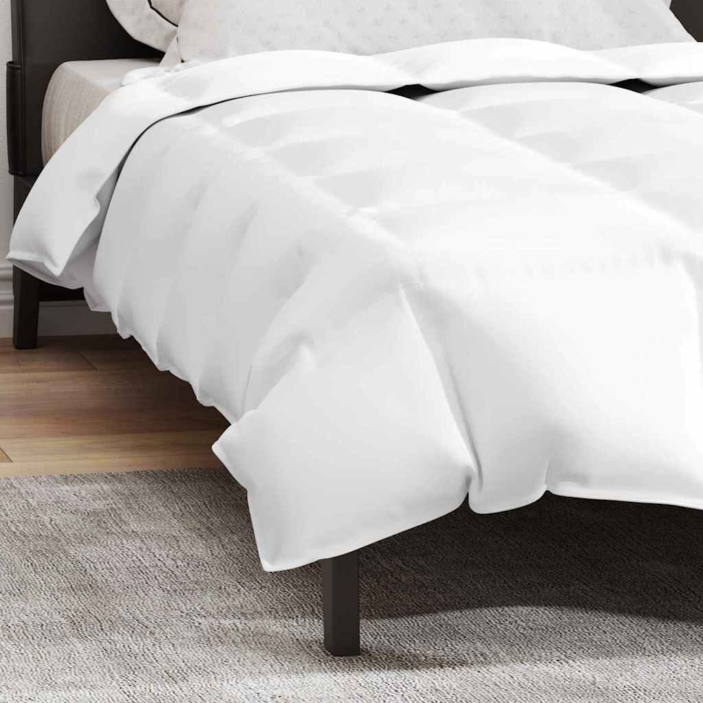 vidaXL Dons Dekentje Wit 135 x 220 cm - 59% Korting