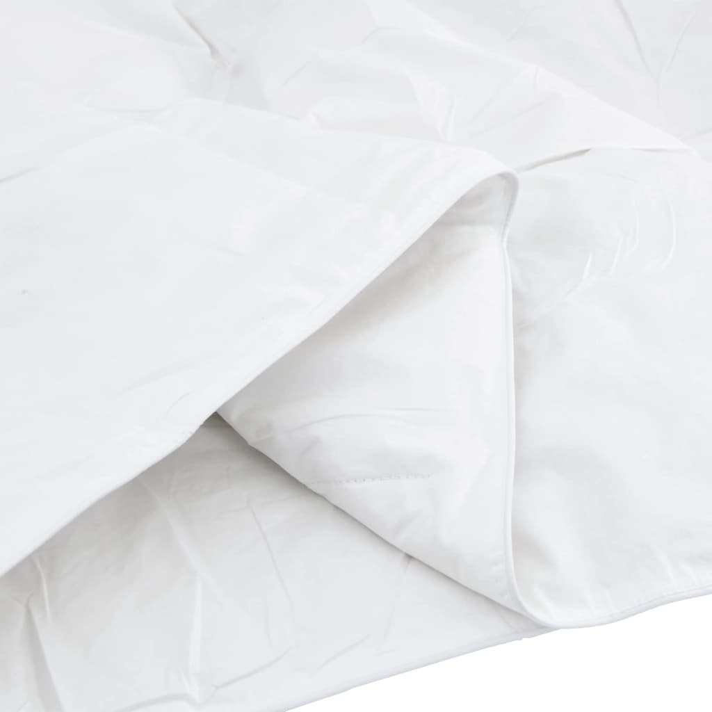 vidaXL Dons Dekentje Wit 135 x 220 cm - 59% Korting