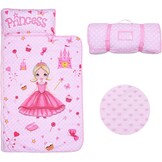Roze Kasteel Slaapzak Kinderen 3-in-1 met Kussen & Deken - 60% Korting