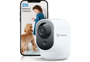 Indoor Beveiligingscamera 2K, Draadloos met 40% Korting