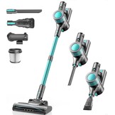 Draadloze Steelstofzuiger Cyaan - 61% Korting | 45000Pa, 50 Min. Looptijd