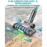 Draadloze Steelstofzuiger Cyaan - 61% Korting | 45000Pa, 50 Min. Looptijd