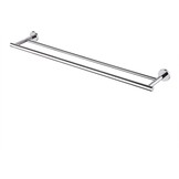 Dubbele RVS Handdoekrail Badkamer - 75 cm Gepolijst - 29% Korting!