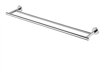 Dubbele RVS Handdoekrail Badkamer - 75 cm Gepolijst - 29% Korting!