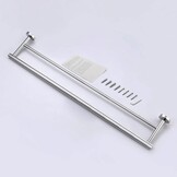 Dubbele RVS Handdoekrail Badkamer - 75 cm Gepolijst - 29% Korting!