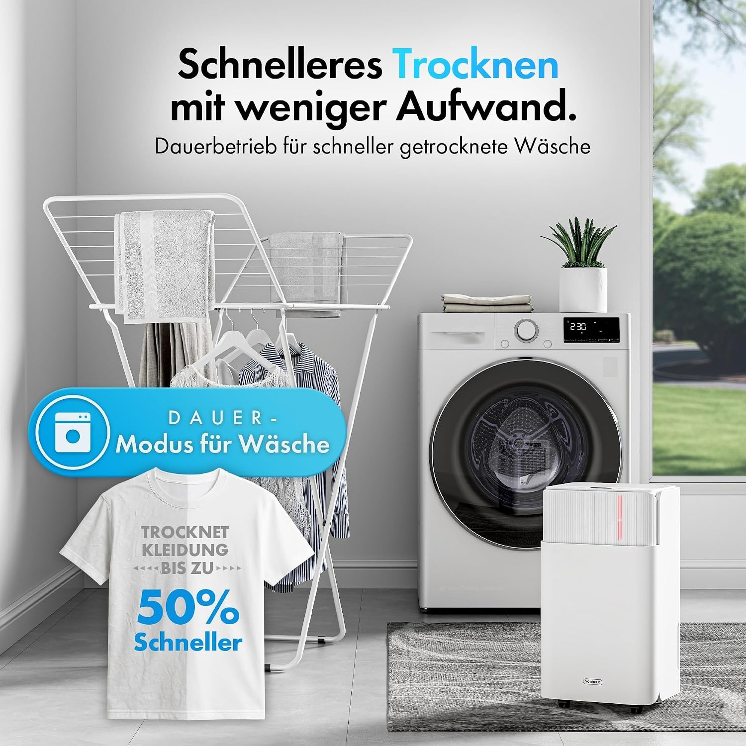 Luchtontvochtiger 12L/dag - Nu 34% Korting!