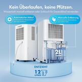 Luchtontvochtiger 12L/dag - Nu 34% Korting!