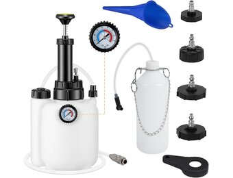 Remvloeistofwisselkit 1 Persoon | Universeel 4 Adapters | 3L Reservoir