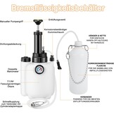 Remvloeistofwisselkit 1 Persoon | Universeel 4 Adapters | 3L Reservoir