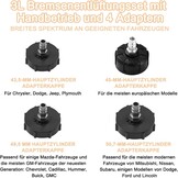 Remvloeistofwisselkit 1 Persoon | Universeel 4 Adapters | 3L Reservoir