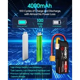 2x 6S LiPo Accu 22.2V 4000mAh 100C XT90 Softcase - 30% Korting!