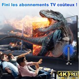 Binnen TV Antenne DVB-T2 4K Full HD met Versterker & Magnetische Voet - 27% Korting