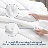 4-Seizoenen Dekbed 200x200 cm Microvezel Wit | 34% Korting!