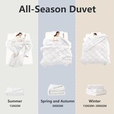 4-Seizoenen Dekbed 200x200 cm Microvezel Wit | 34% Korting!