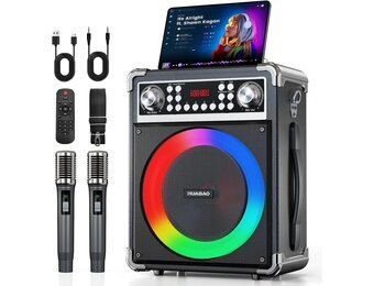 Karaoke Machine met 2 Microfoons