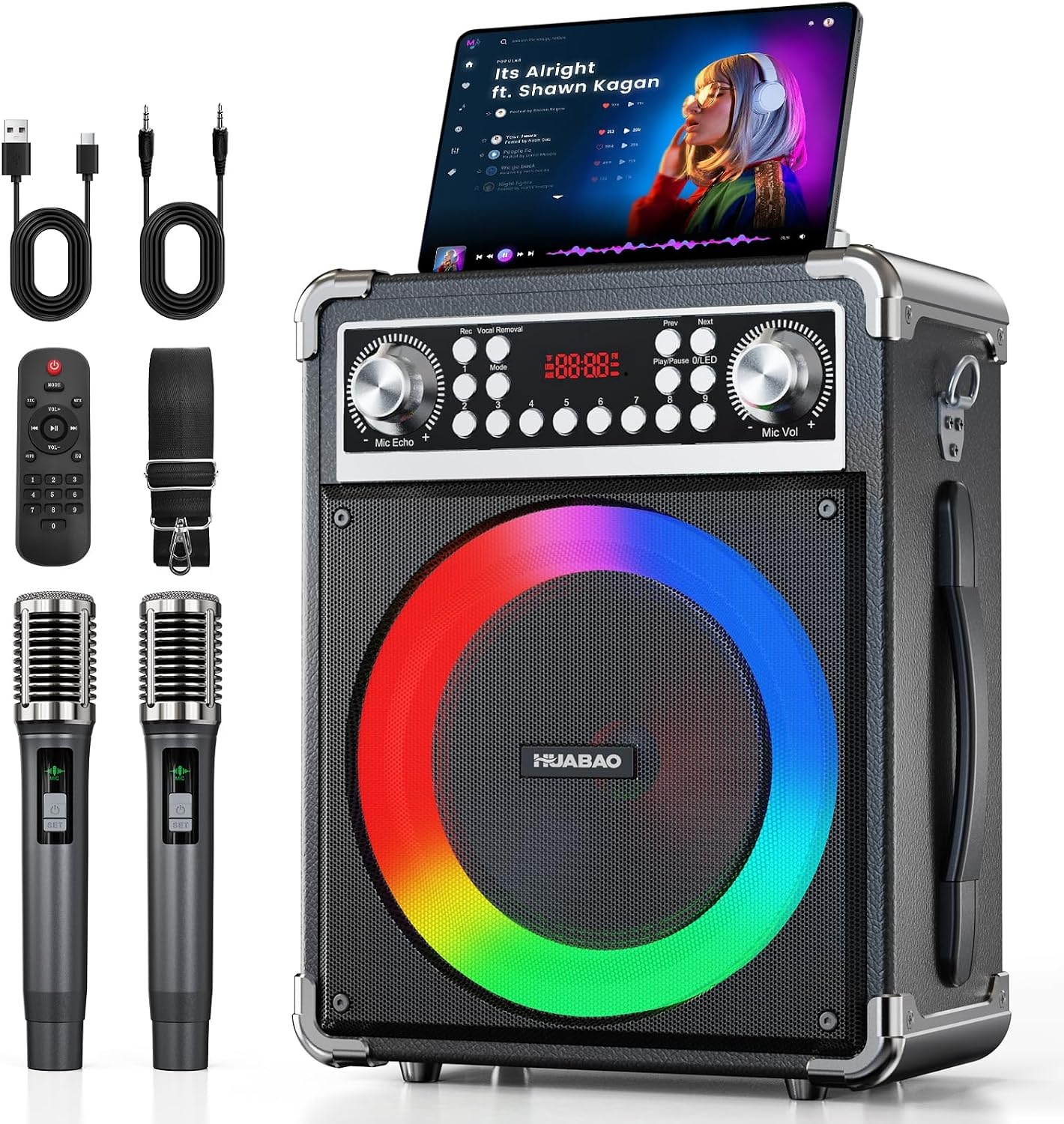 Karaoke Machine met 2 Microfoons