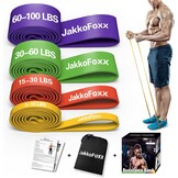 Weerstandsbanden Set (4 stuks) - Krachttraining & Fysiotherapie - 27% Korting