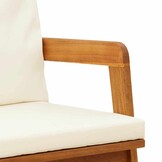 VidaXL Tuinbank met Kussens - Bruin Acaciahout - 35% Korting