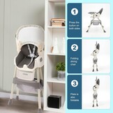 Groene 3-in-1 Kinderstoel, Verstelbaar & Opvouwbaar met Korting!