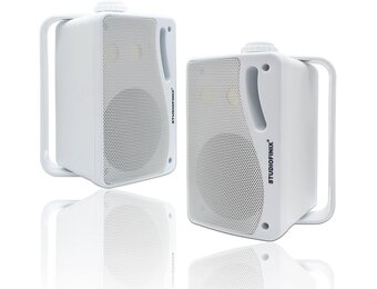 Geretourneerde Buitenluidspreker Wit: 200W, Waterdicht, Bluetooth 5.3