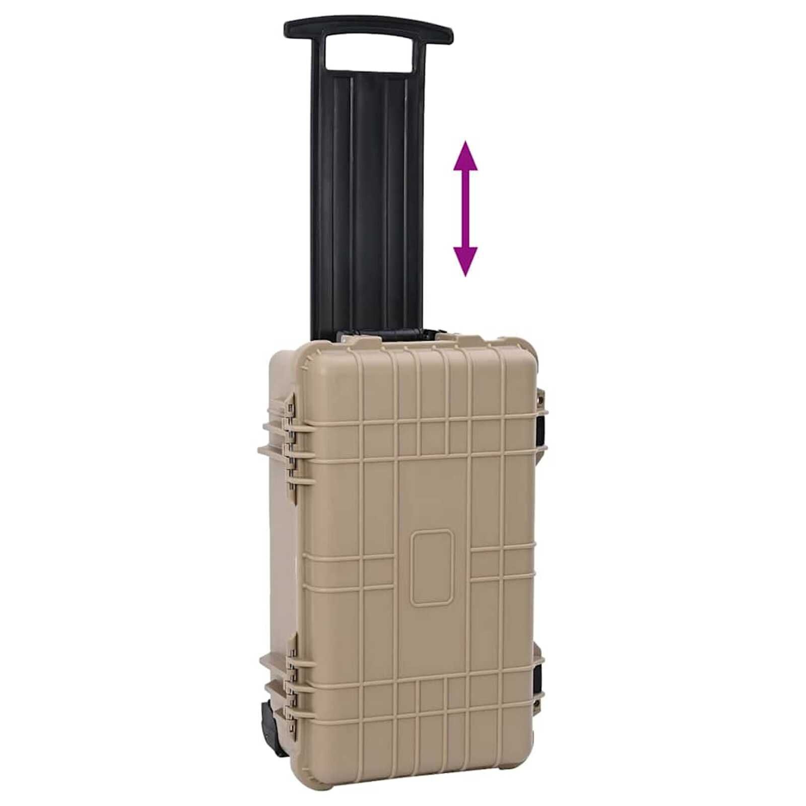 Hardcase transportkoffer met wielen & schuim (54% korting)
