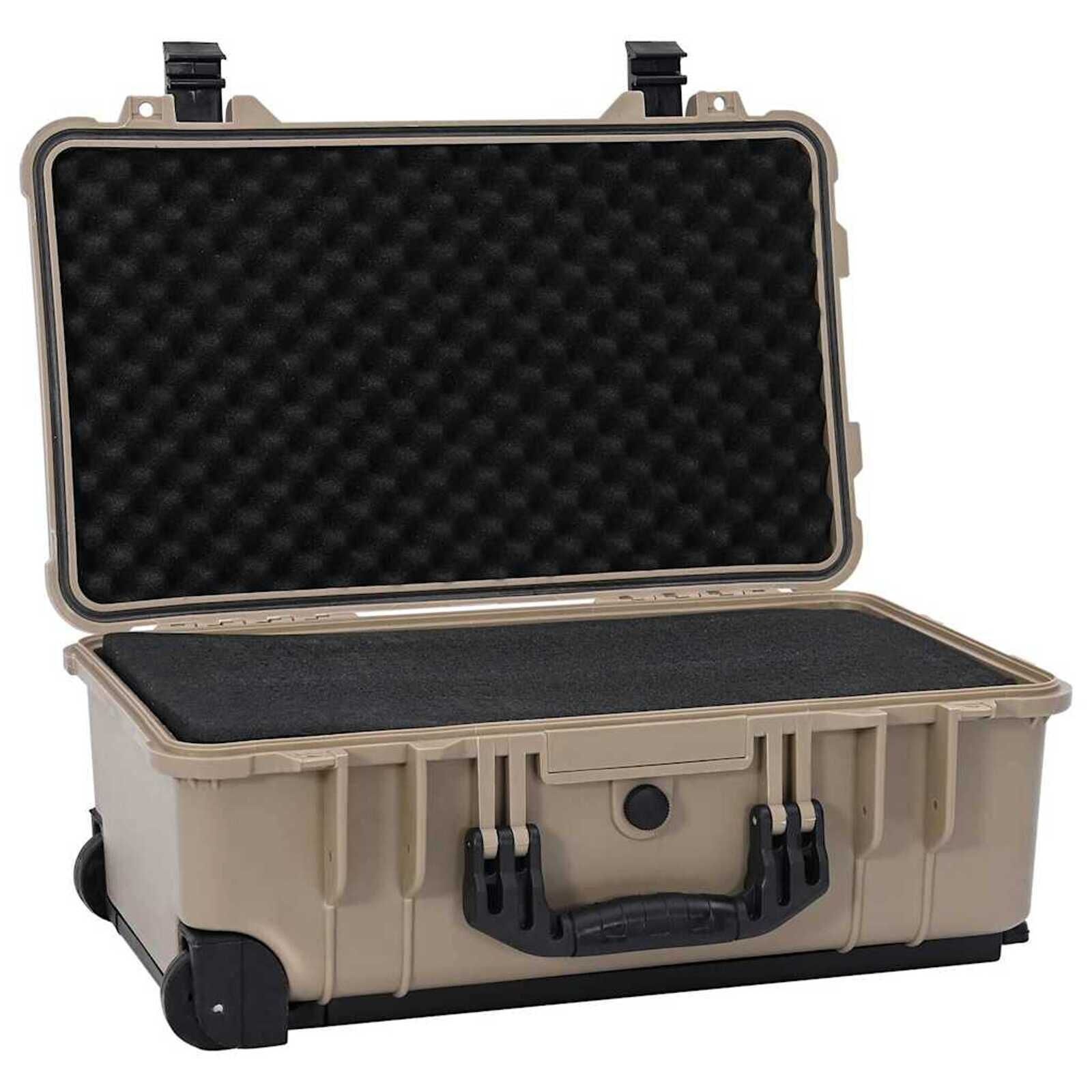 Hardcase transportkoffer met wielen & schuim (54% korting)