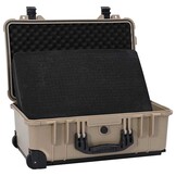 Hardcase transportkoffer met wielen & schuim (54% korting)