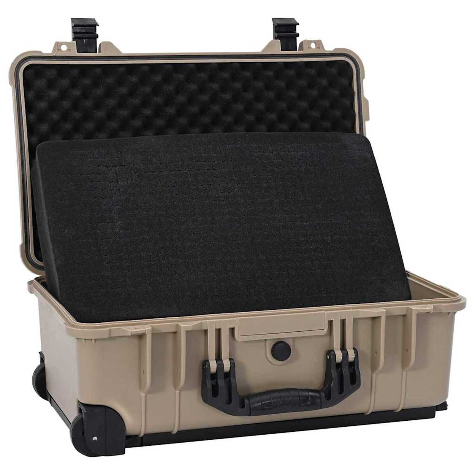 Hardcase transportkoffer met wielen & schuim (54% korting)