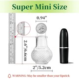 Glazen Mini Vazen Set (40 Stuks) - Vintage Decoratie
