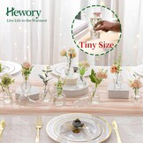 Glazen Mini Vazen Set (40 Stuks) - Vintage Decoratie