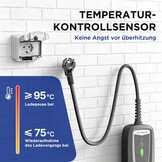 Draagbare EV Laadkabel Type 2 naar Schuko | 3.6kW | 6m | IP66 Waterdicht | 34% Korting