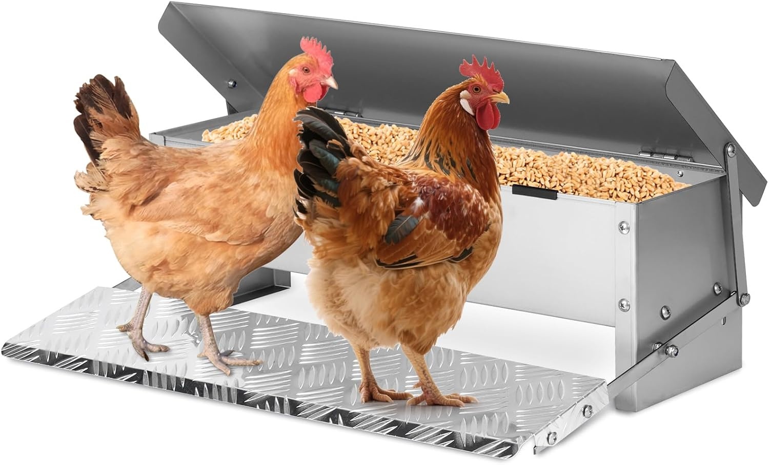 5 Kg RVS Kippen Voerautomaat | Automatische Voerbak - 34% Korting!