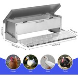 5 Kg RVS Kippen Voerautomaat | Automatische Voerbak - 34% Korting!