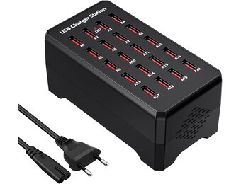 20-Poorts 100W USB Lader Hub met Korting