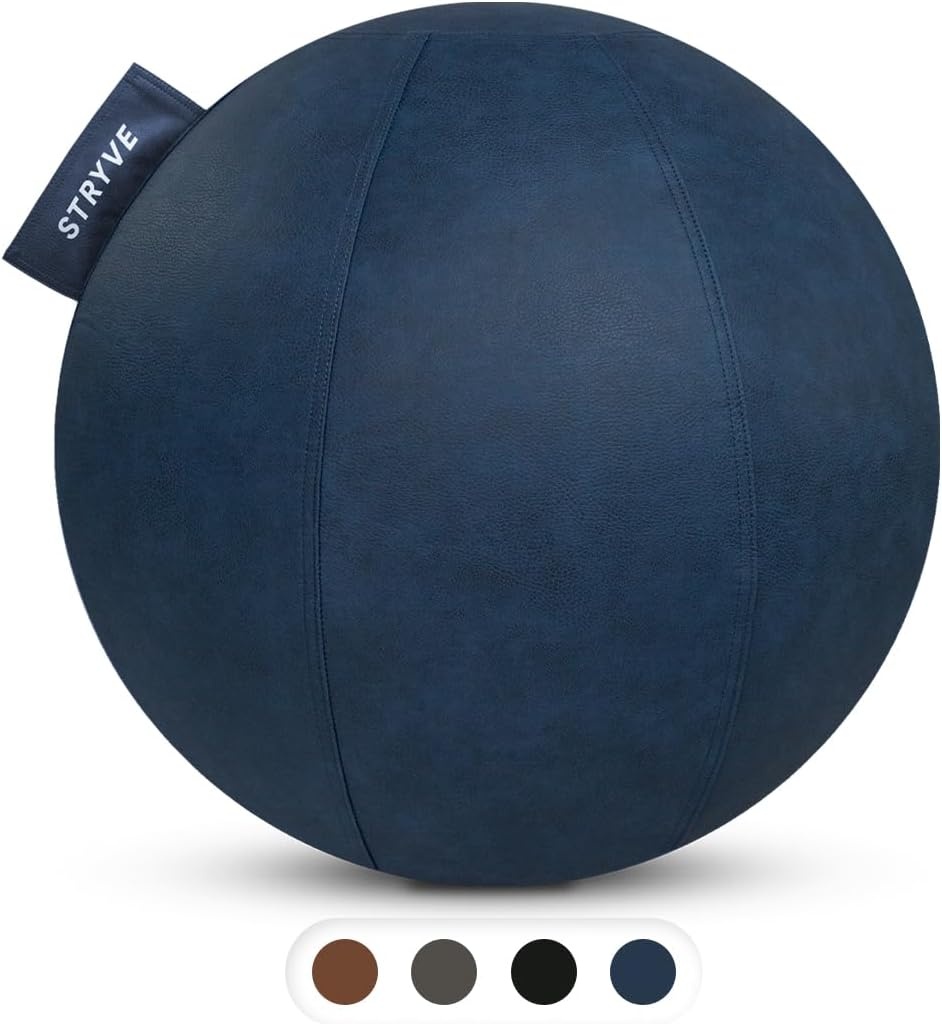 Fitnessbal 65 cm Royal Blue - Ergonomisch Zitten & Trainen met 35% Korting