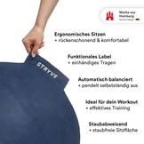 Fitnessbal 65 cm Royal Blue - Ergonomisch Zitten & Trainen met 35% Korting