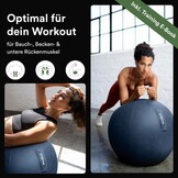 Fitnessbal 65 cm Royal Blue - Ergonomisch Zitten & Trainen met 35% Korting